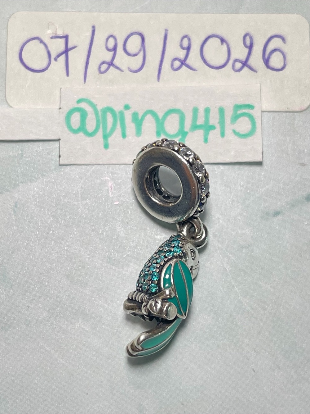 Pandora Tropical Parrot Dangle - Picture 9 of 11